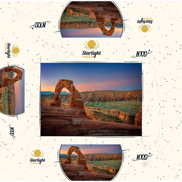 Delicate Dawn 1000 Jigsaw Puzzle box 3D Modell