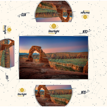 Delicate Dawn 100 Jigsaw Puzzle box 3D Modell