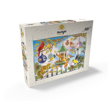 Backyard Birds In Autumn 500 Jigsaw Puzzle box view2
