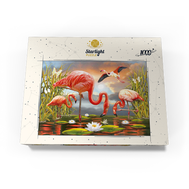 Flamingoes 1000 Jigsaw Puzzle box view3