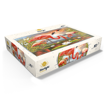 Flamingoes 100 Jigsaw Puzzle box view1