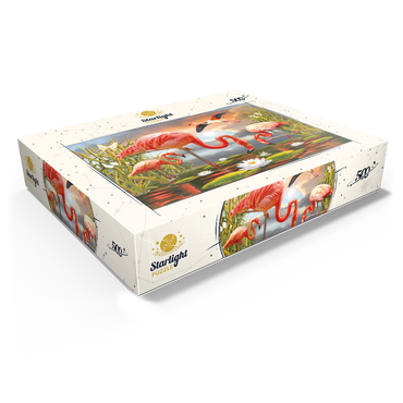 Flamingoes 500 Jigsaw Puzzle box view1