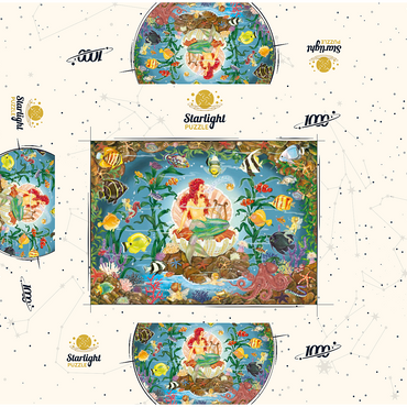 Mermaid's Song 1000 Jigsaw Puzzle box 3D Modell