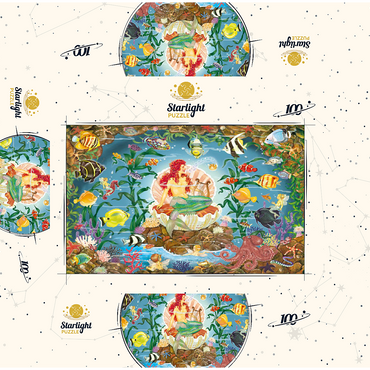 Mermaid's Song 100 Jigsaw Puzzle box 3D Modell