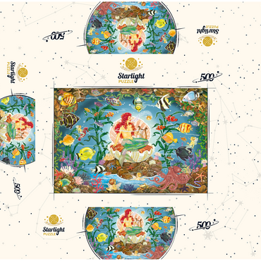Mermaid's Song 500 Jigsaw Puzzle box 3D Modell