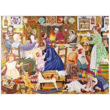 puzzleplate Grandpa's Birthday Kitten 1000 Jigsaw Puzzle