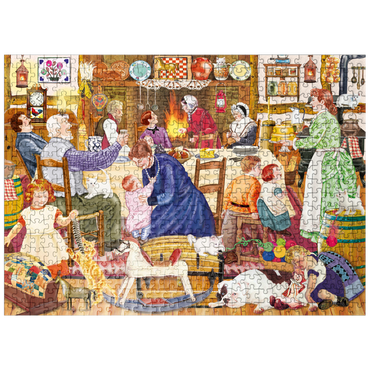 puzzleplate Grandpa's Birthday Kitten 500 Jigsaw Puzzle