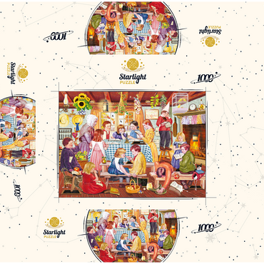 Miss Prinn's Prairie School 1000 Jigsaw Puzzle box 3D Modell