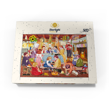 Miss Prinn's Prairie School 500 Jigsaw Puzzle box view3