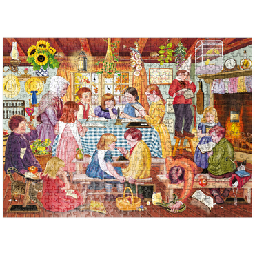 puzzleplate Miss Prinn's Prairie School 500 Jigsaw Puzzle