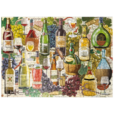 puzzleplate Wine Puzzle 500 Jigsaw Puzzle