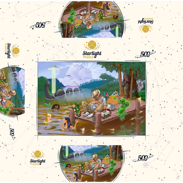 While you were sleeping 500 Jigsaw Puzzle box 3D Modell