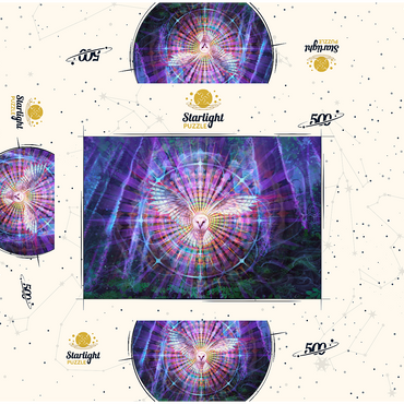 Night Vision 500 Jigsaw Puzzle box 3D Modell