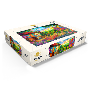 Quilts and Butterflies 1000 Jigsaw Puzzle box view1
