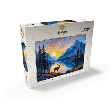 Deer at Sunset 1000 Jigsaw Puzzle box view2