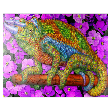 puzzleplate Jackson's Chameleon 100 Jigsaw Puzzle