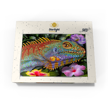 Iguana 2 500 Jigsaw Puzzle box view3