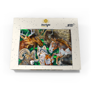 North American Wildlife 1000 Jigsaw Puzzle box view3