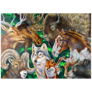 puzzleplate North American Wildlife 1000 Jigsaw Puzzle