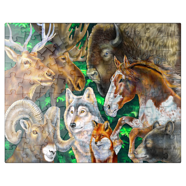 puzzleplate North American Wildlife 100 Jigsaw Puzzle