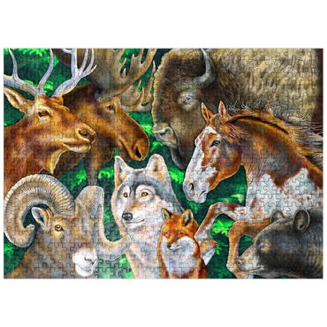 puzzleplate North American Wildlife 500 Jigsaw Puzzle
