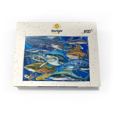 Shark Collage 1000 Jigsaw Puzzle box view3