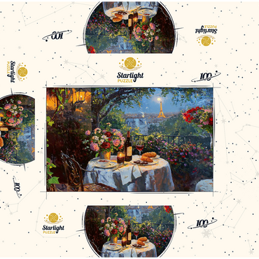 City of Love 100 Jigsaw Puzzle box 3D Modell