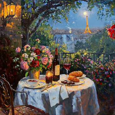 City of Love 500 Jigsaw Puzzle 3D Modell