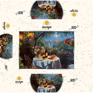 City of Love 500 Jigsaw Puzzle box 3D Modell