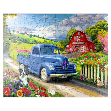 puzzleplate Flower Farm 100 Jigsaw Puzzle