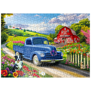 puzzleplate Flower Farm 500 Jigsaw Puzzle