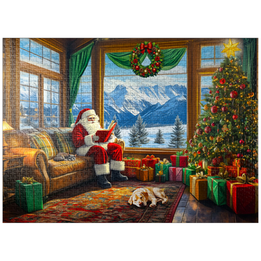 puzzleplate Santa Lodge 1000 Jigsaw Puzzle
