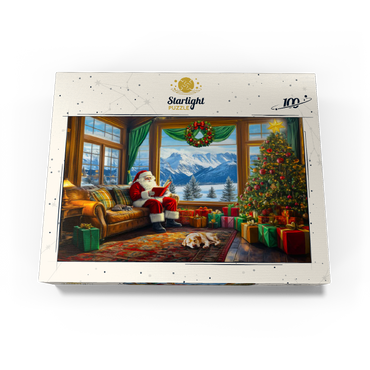 Santa Lodge 100 Jigsaw Puzzle box view3
