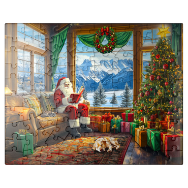 puzzleplate Santa Lodge 100 Jigsaw Puzzle