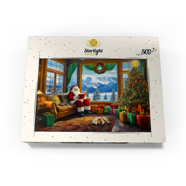 Santa Lodge 500 Jigsaw Puzzle box view3