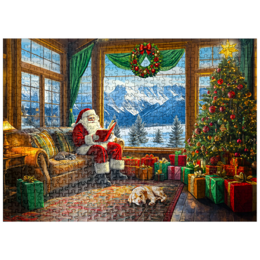 puzzleplate Santa Lodge 500 Jigsaw Puzzle