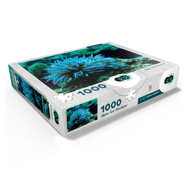 Sea Life Photography: Aqua Sea Anemone 1000 Jigsaw Puzzle box view1