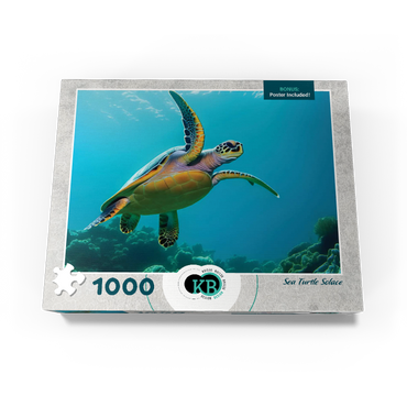 Sea Life Photography: Sea Turtle 1000 Jigsaw Puzzle box view3