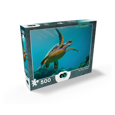 Sea Life Photography: Sea Turtle 500 Jigsaw Puzzle box view2