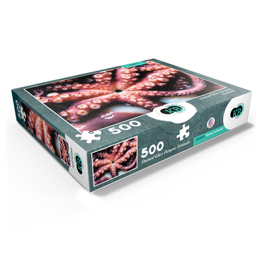 Stained Glass Abstract: Ocean Octopus Tentacles 500 Jigsaw Puzzle box view1