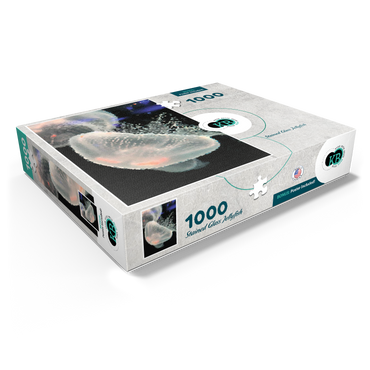 Stained Glass Abstract: Ocean Jellyfish 1000 Jigsaw Puzzle box view1