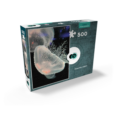 Stained Glass Abstract: Ocean Jellyfish 500 Jigsaw Puzzle box view2