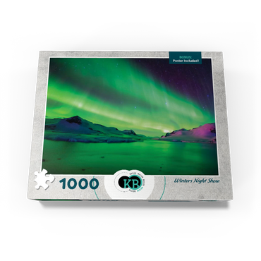Nature Photography: Northern Lights Winters Night Show 1000 Jigsaw Puzzle box view3