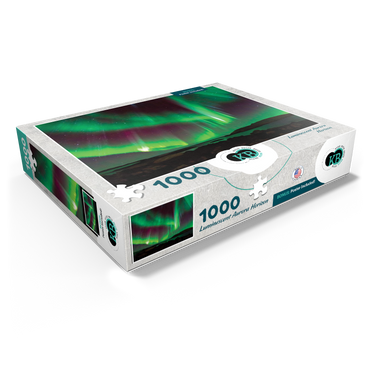 Nature Photography: Northern Lights Luminescent Aurora Horizon 1000 Jigsaw Puzzle box view1