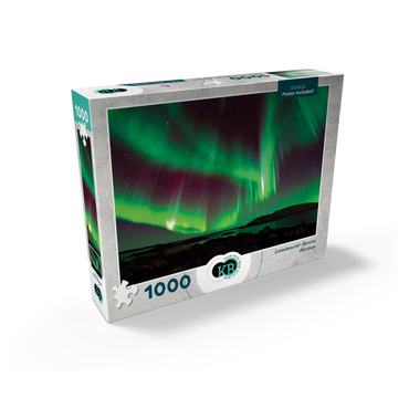 Nature Photography: Northern Lights Luminescent Aurora Horizon 1000 Jigsaw Puzzle box view2