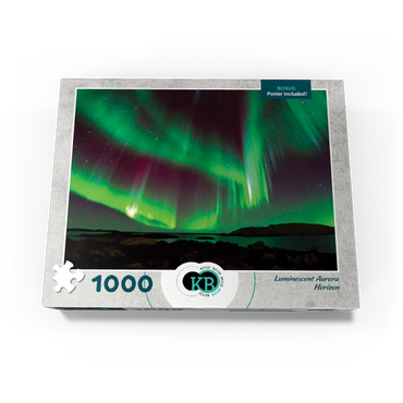 Nature Photography: Northern Lights Luminescent Aurora Horizon 1000 Jigsaw Puzzle box view3