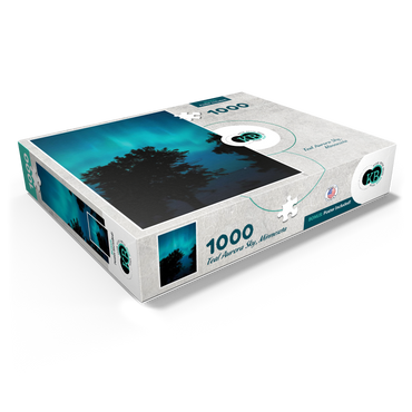 Nature Photography: Northern Lights, Aurora Night Sky, Minnesota, USA 1000 Jigsaw Puzzle box view1