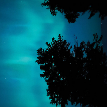 Nature Photography: Northern Lights, Aurora Night Sky, Minnesota, USA 500 Jigsaw Puzzle 3D Modell