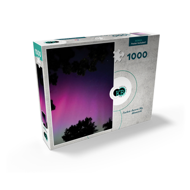 Nature Photography: Northern Lights, Fuchsia Aurora Sky, Minnesota, USA 1000 Jigsaw Puzzle box view2