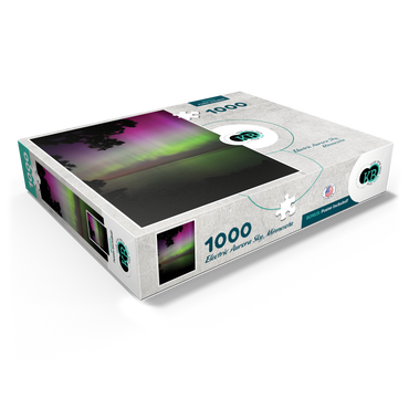 Nature Photography: Northern Lights, Night Sky, Minnesota, USA 1000 Jigsaw Puzzle box view1